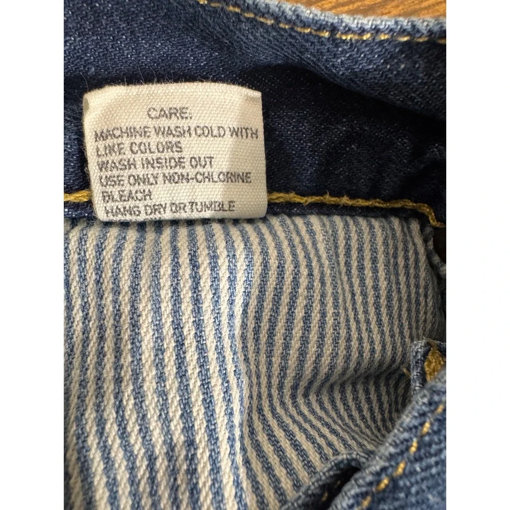 Polo Ralph Lauren Sullivan Slim Mens 32x32 Distressed Straight Leg Jeans Patch